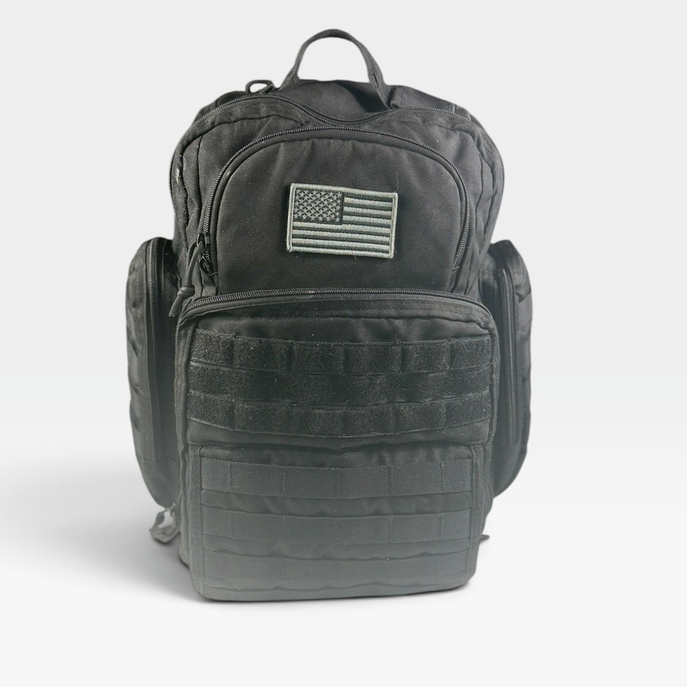 DBTAC Tactical Backpack Men Black Insulated Lunch Box MOLLE